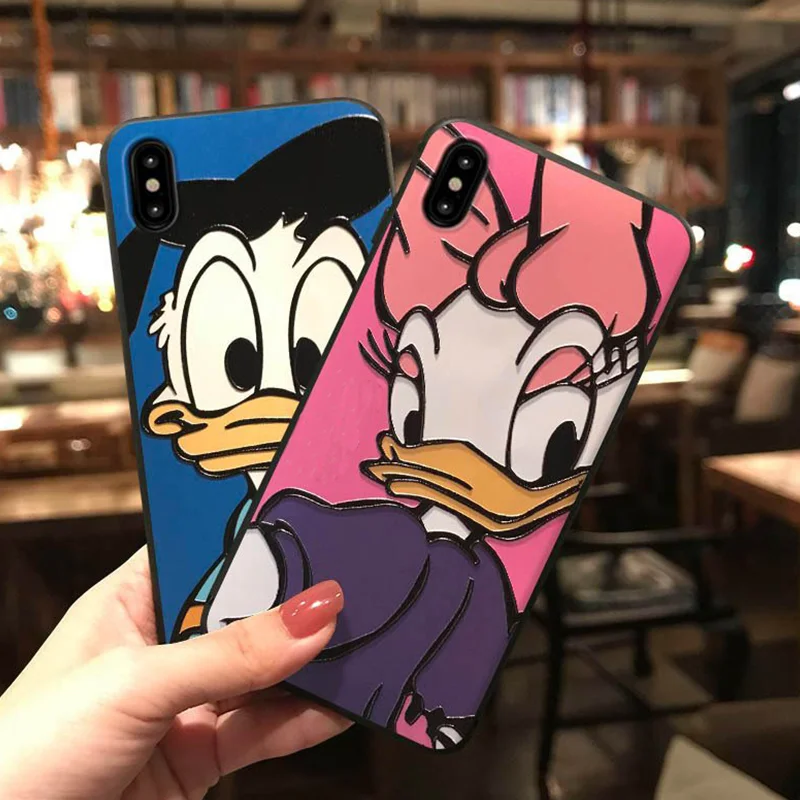 

3D Cute Cartoon Embossed Capa For Samsung Galaxy A30 A50 M20 M10 A7 A6 A8 Plus A5 A3 Note 4 8 9 S6 S7 Edge S8 S10 Plus S10e Case