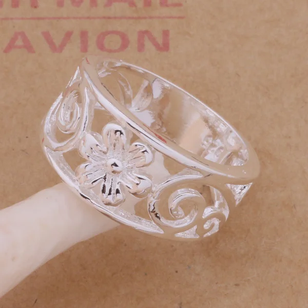 

wholesale High quality silver Fashion jewelry rings WR-210