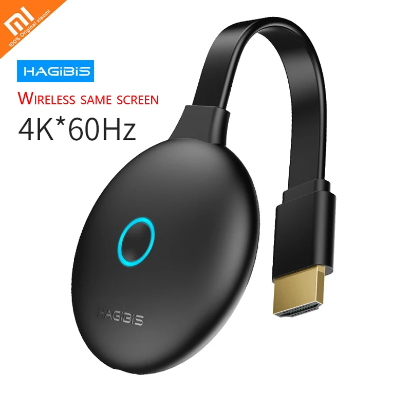 Xiaomi youpin hagios HD беспроводной экран проектор мобильный Телевизор с экраном hdmi видео передатчик 4K Apple Android автомобильный монитор