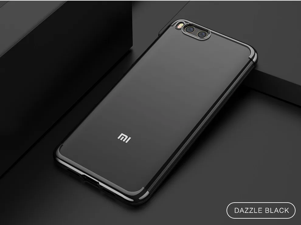 FLOVEME Luxury Plating TPU Silicon Phone Case For Xiaomi mi 6 Coque Gold Plated Ultra Slim Transparent Cover Case For Xiaomi mi6 (15)