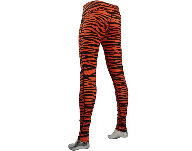 Женские компрессионные штаны для бега, колготки для бега, леггинсы с рисунком тигра, леггинсы для фитнеса, тренировки, йоги, спортивная одежда, женские штаны