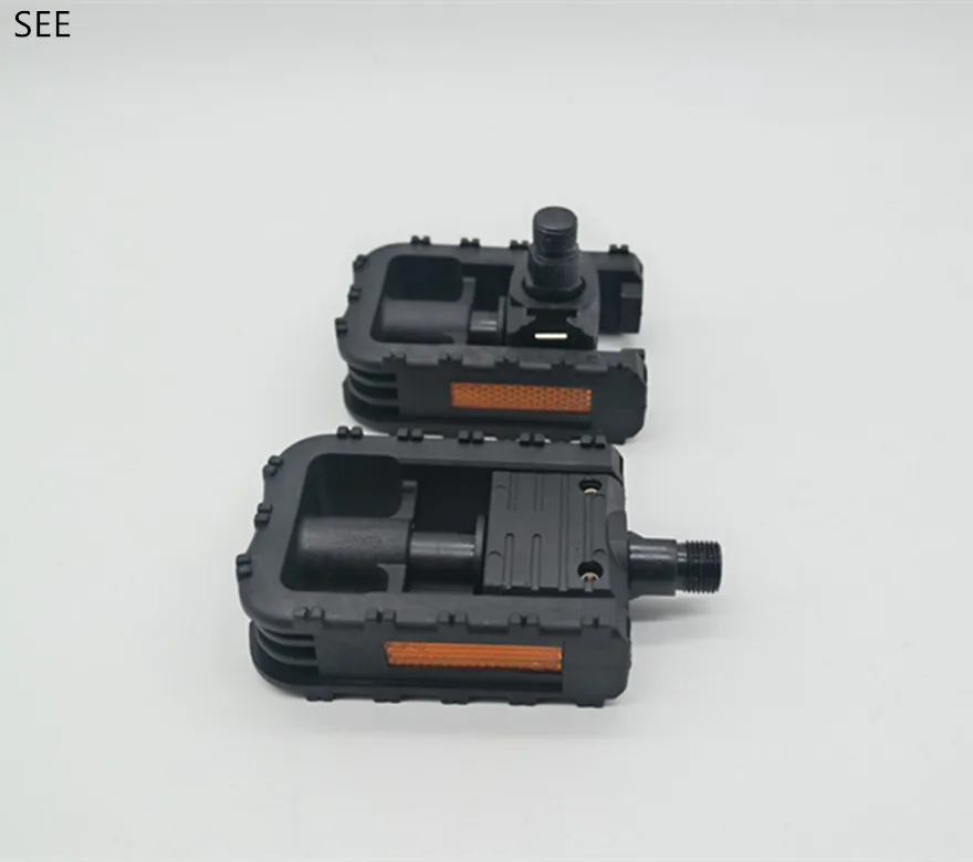 Universal Plastic Mountain Bike Bicycle Folding road MTB Pedals Non slip Black Foot Peg Foot