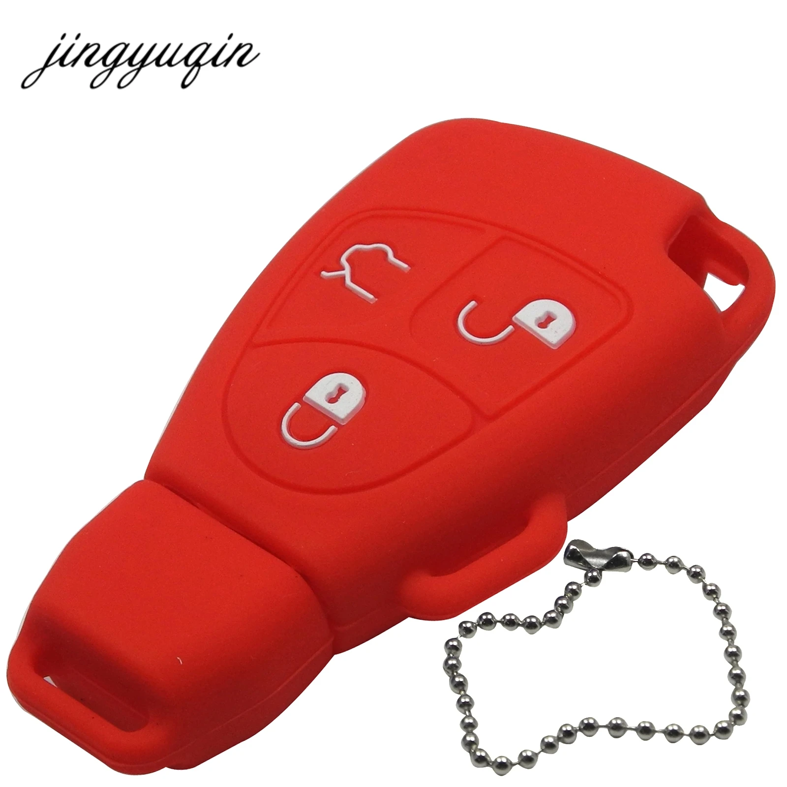 Jingyuqin-30-pz-lotto-Della-Copertura-Del-Silicone-Per-Mercedes-Benz-B-C-E-ML-S.jpg Keyforkess 30 pz/lotto Della Copertura Del Silicone Per Mercedes Benz B C E ML S CLK CL 3/4 Bottoni Fob Chiave A Distanza caso - Jingyuqin 30 pz lotto Della Copertura Del Silicone Per Mercedes Benz B C E ML S