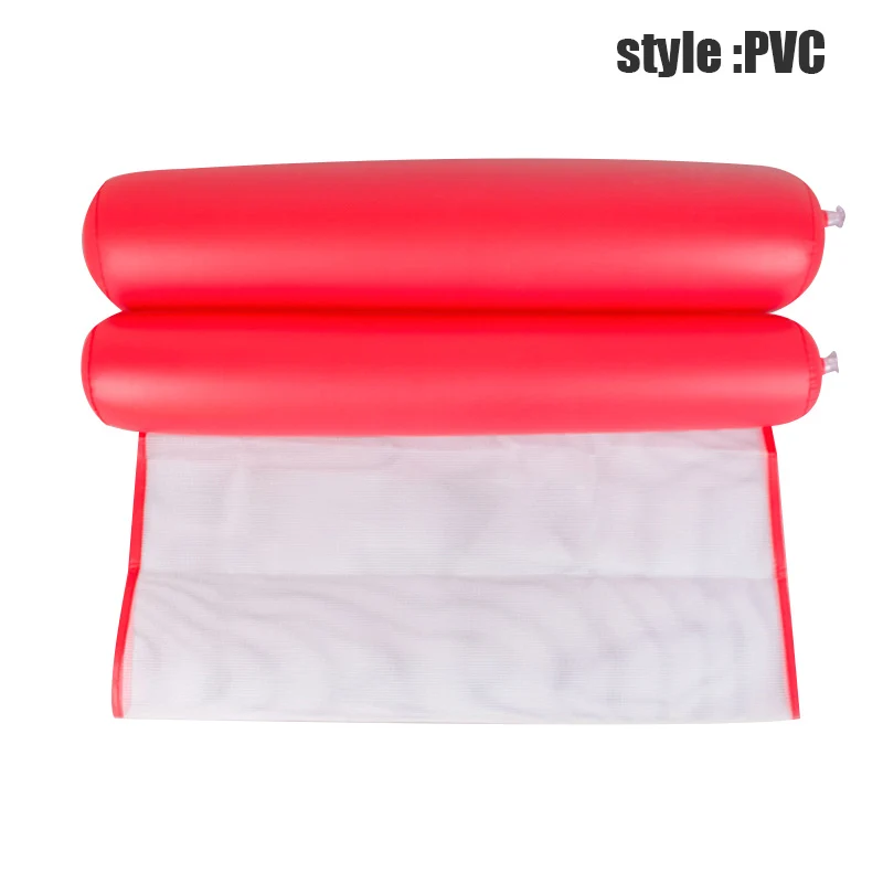 cheap Foldable Water Hammock Single People Inflatable Backrest Beach Lounger Swimming Pool Bed YA88