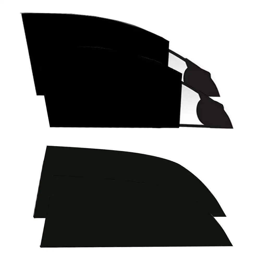 

2PCs Car Side Window Sunshade Anti-Mosquito Cover High Elastic Mesh Mosquito Sunproof Camping Self-Driving