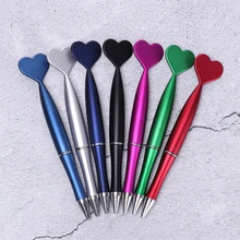 1 шт., милые шариковые ручки с сердечками 1,0 мм, креативные ручки, милые шариковые ручки с хвостом русалки для письма, школьные, офисные, новые канцелярские принадлежности