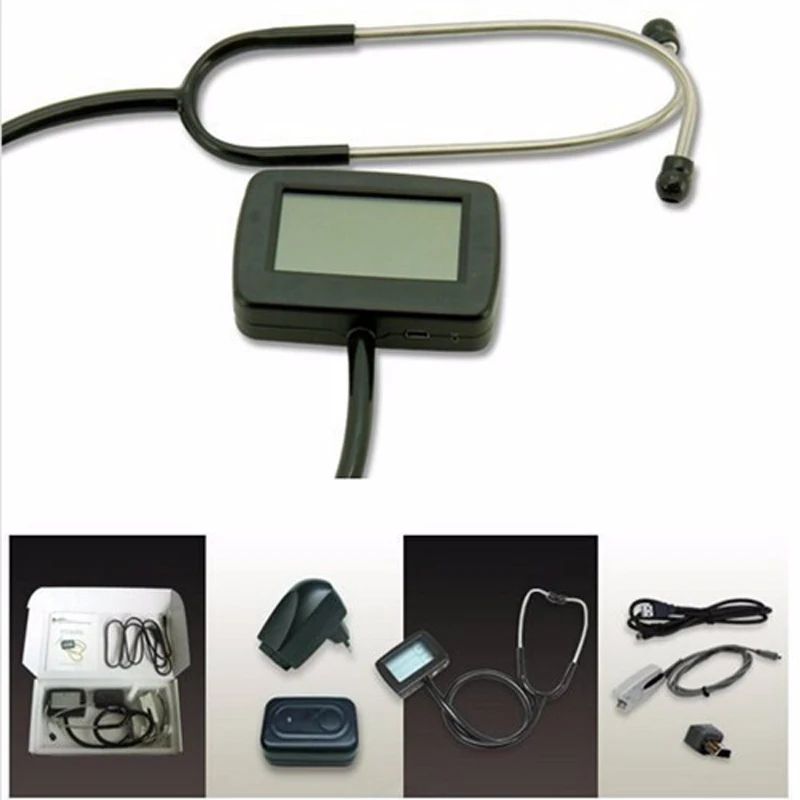 New CE Contec CMS-M Multi-functional Electronic Visual Stethoscope SpO2 ECG PR New CE Contec CMS-M Multi-functional Electronic Visual Stethoscope SpO2 ECG PR