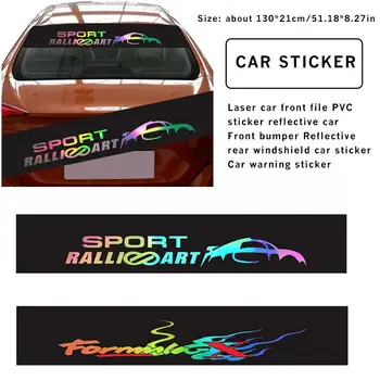 

Car Front File Sticker Reflective Car Front Bumper Rear Windshield Car Warning Sticker Windshield Banner Strip Decal Sticker