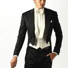 Fit(куртка+ штаны+ галстук-бабочка+ платки+ жилет) новое поступление высокое качество Для мужчин костюмы таможенные Homme модные фрак Terno Slim Fit костюм