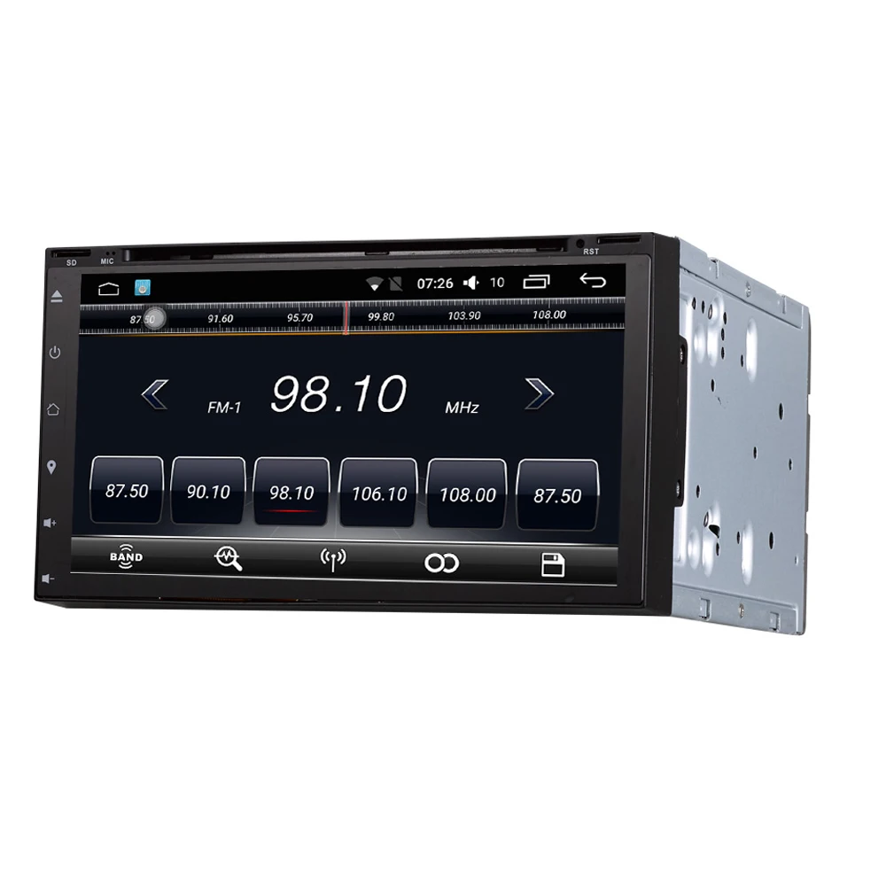 Discount 2 Din Android Universal Car DVD Player Car Stereo 6.95 Inch 2G/32G QuadCore Autoradio GPS Navigation 5