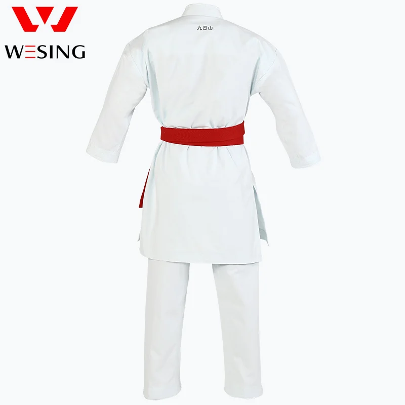 Cimac Double White Stripe Brown Karate Belt Gi Belt Karate Uniform Belt