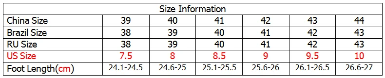 men's size