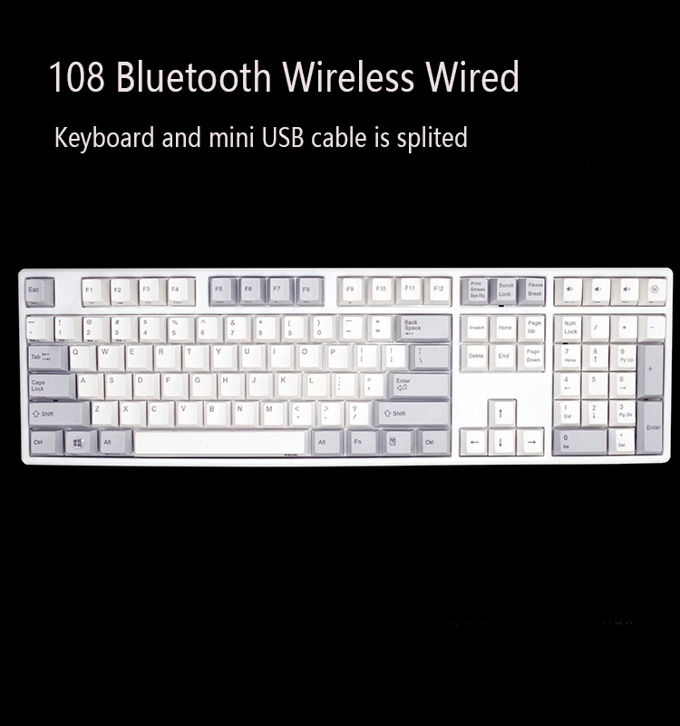 Сливы 66 75 84 87 108 Bluetooth 4,0 USB двойной режим 35g 45g Realforce структура емкостная клавиатура