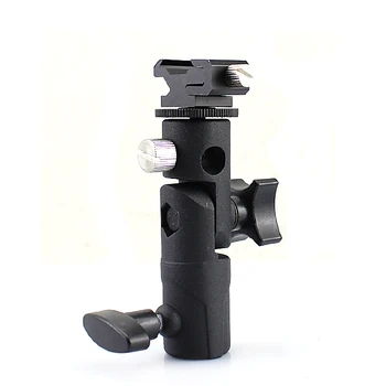 

1pc Universal E Type Camera Flash Speedlite Mount Swivel Light Stand Bracket Umbrella Shoe Holder Standard Shoe Mount