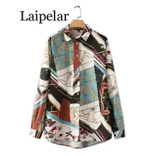 Laipelar 2019 fashion women print blouse shirts vintage turn down collar long sleeve shirt chiffon loose cozy brand female Laipelar 2019 fashion women print blouse shirts vintage turn down collar long sleeve shirt chiffon loose cozy brand female