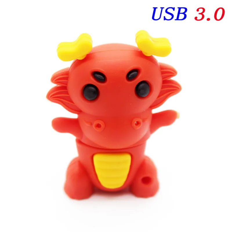 JASTER Китайский Зодиак флеш-накопитель USB 3,0 диск животных Зеленая змея/курица/кролик/лошадь/обезьяна карта памяти Флешка 4 Гб до 64 ГБ - Цвет: T6