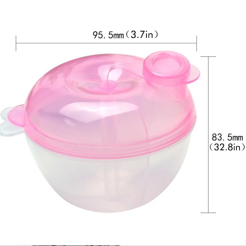 Портативный для малышей питание молоко порошок 3 ячейки ящик с отделениями контейнер для еды бутылка формула диспенсер