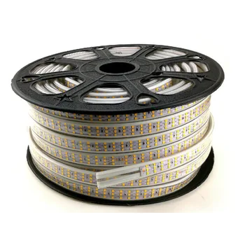 

50m 276leds/m LED Flexible Strip 2835 Waterproof Tape Three Row for Home Indoor Lighting 50cm Cuttable Warm white Cold white CE