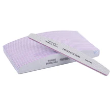 25 個プロフェッショナルネイルファイルネイルアートサンディングファイル曲線マニキュアツールセット nagel vijlen 爪バッファ診断- ツール(China)