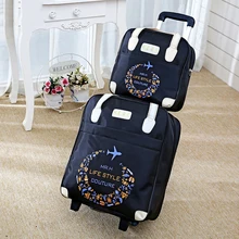 Набор для багажа, переносная Дорожная сумка на колесиках, сумка на колесиках, женская модная легкая вместительная сумка на колесиках