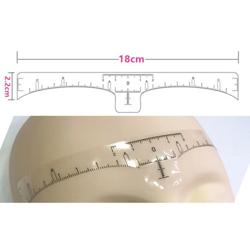 50 шт. трафарет для бровей многоразовый полуперманентный макияж микроблейдинг линейка для татуировки инструменты трафареты для бровей