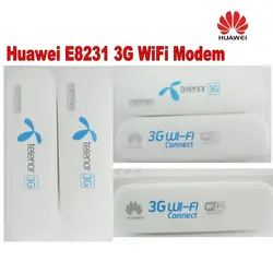 Лот из 10 шт. разблокировать Huawei e8231 21.6 Мбит/с 3G HSPA + Беспроводной модем Wi-Fi Dongle мобильного доступа 21 Мбит/с 3G Wi-Fi модем маршрутизатор