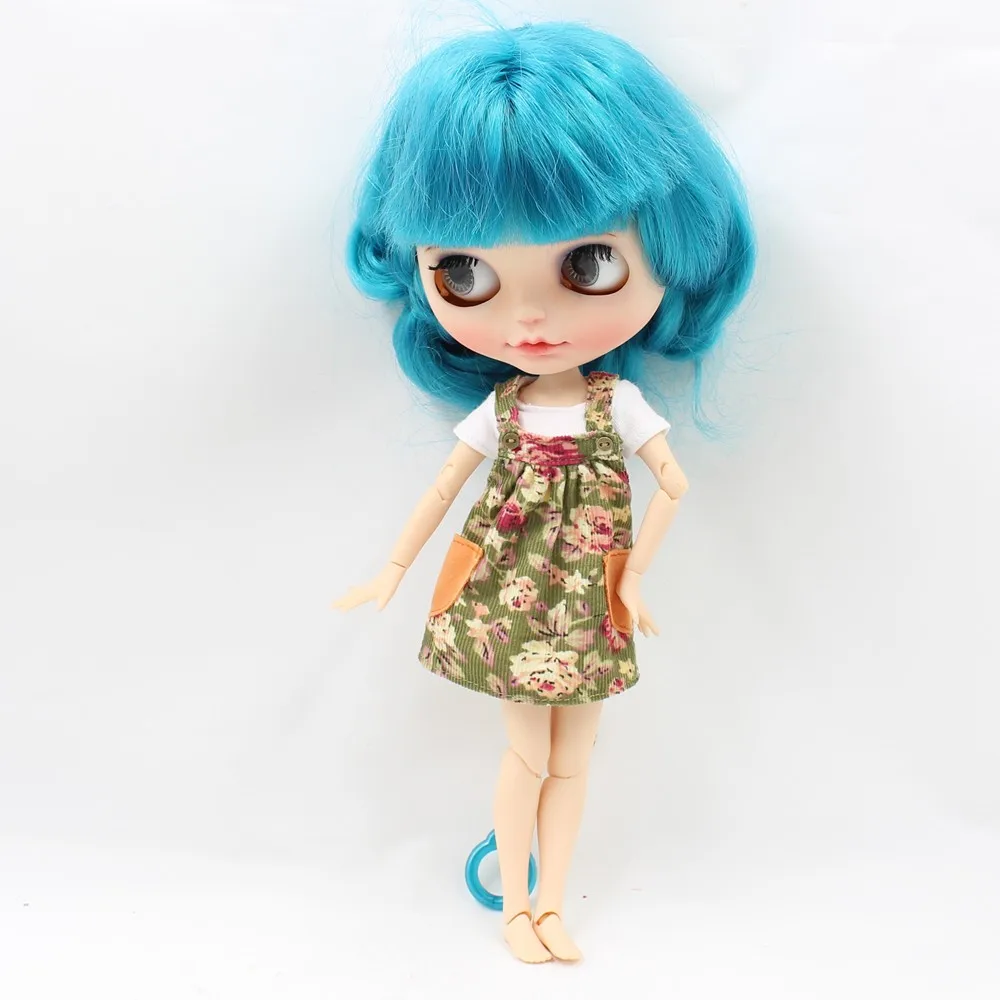 Blyth doll icy jecci Пять комбинезонов весеннее платье цветочный костюм белая рубашка