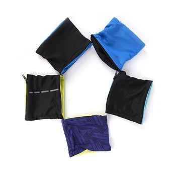 Hardlopen Fietsen Fitness Ritsvak Sport Polsbandjes Dubbele Lycra Reflecterende Polssteun Badminton Zweetbandjes