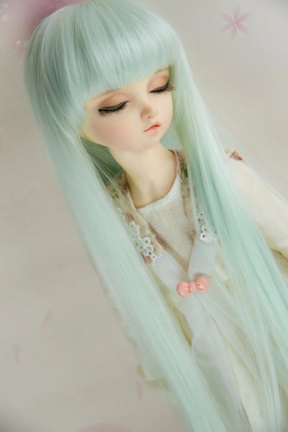 BJD кукла парики длинные прямые волосы с челкой для 1/6 1/4 1/3 Размер BJD DD аксессуары для кукол SD прямые парики