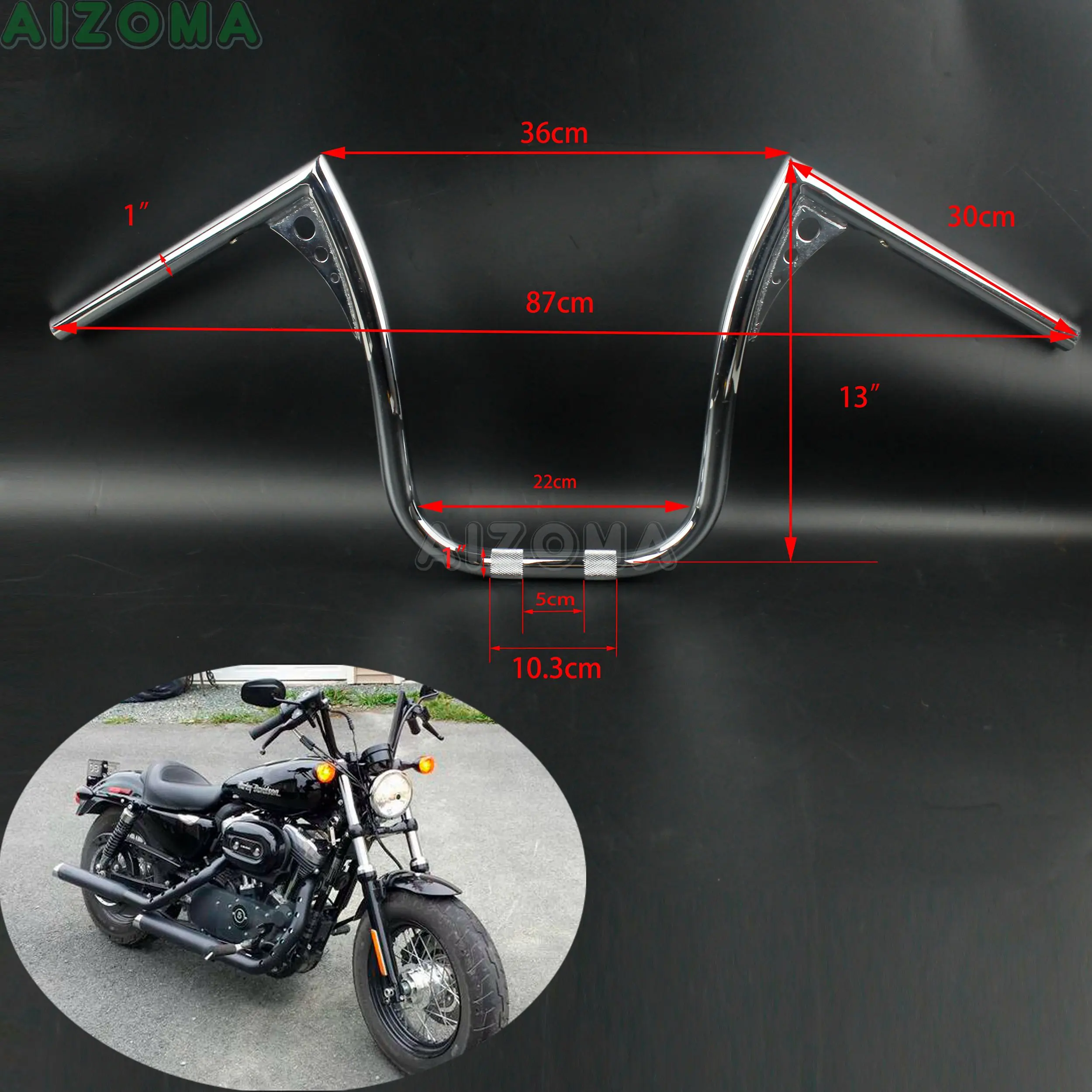 1" Riser 1-1/4" широкие тяги для мотоцикла, хромированный бризер, руль APE, вешалка для жира, для Harley Touring Dyna FXD FXR FLH FXST