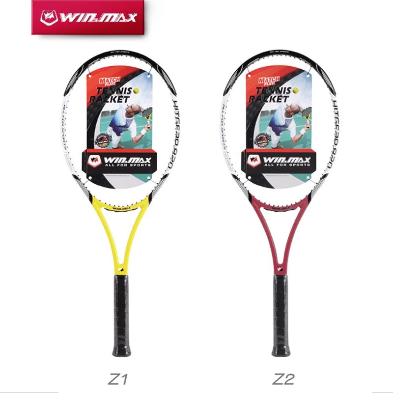 High Quality Carbon Fiber Tennis Racket Racquets Equipped with Bag