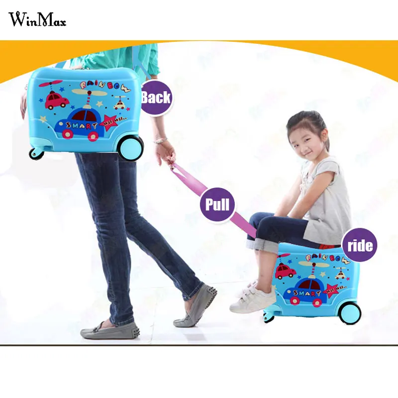 Anime stereo Student children trolley case Cute kids Travel suitcase boy girl cartoon backpack Anime stereo Student children trolley case Cute kids Travel suitcase boy girl cartoon backpack