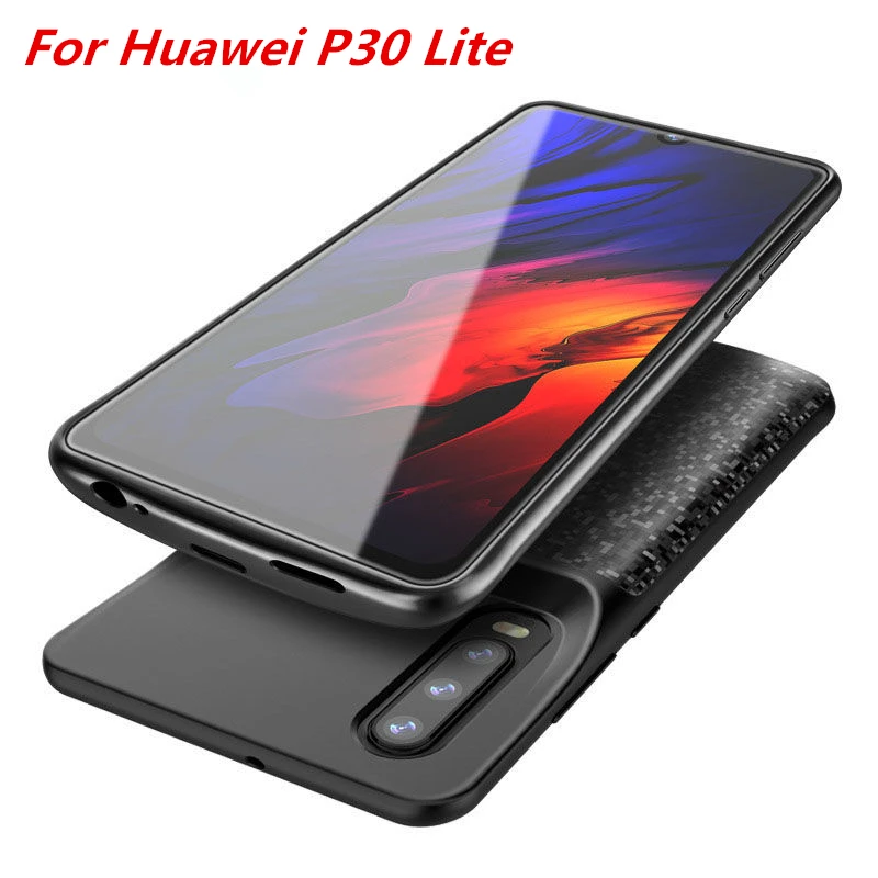 Чехол для аккумулятора Huawei P30 Lite 4700 мАч чехол смартфона внешний аккумулятор