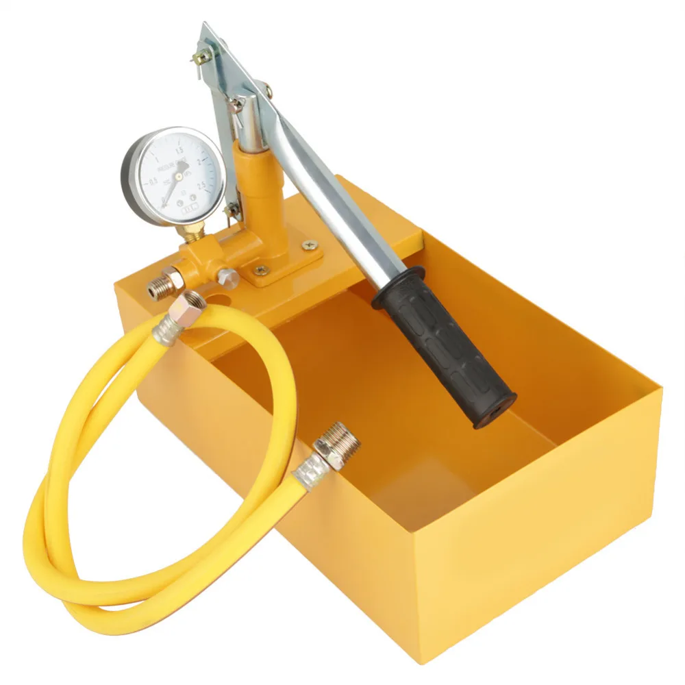 2.5Mpa 25KG Manual Hydraulic Water Pressure Test Pump Pipeline Tester