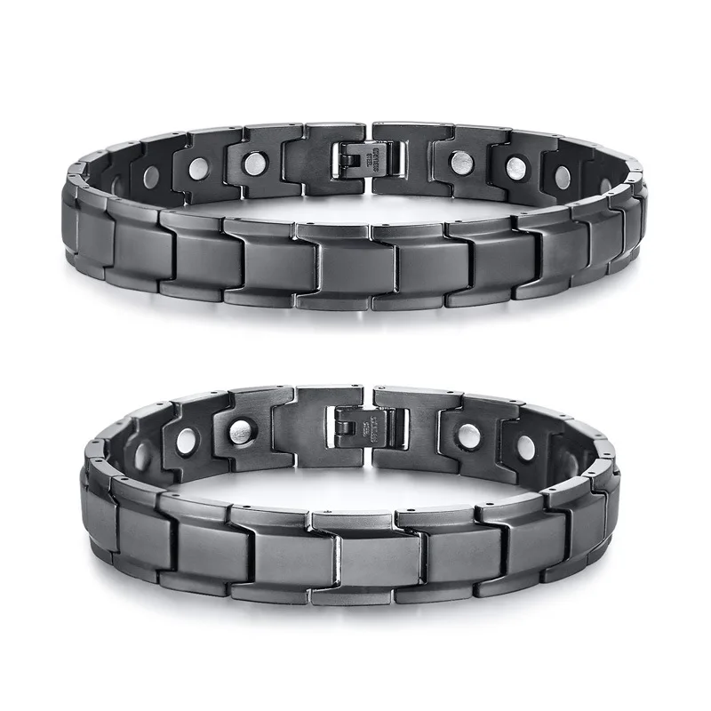Горячая Мода Здоровый Магнитный браслет для мужчин мощность терапевтические магнитики браслеты для женщин мужские ювелирные изделия подарок Pulseira