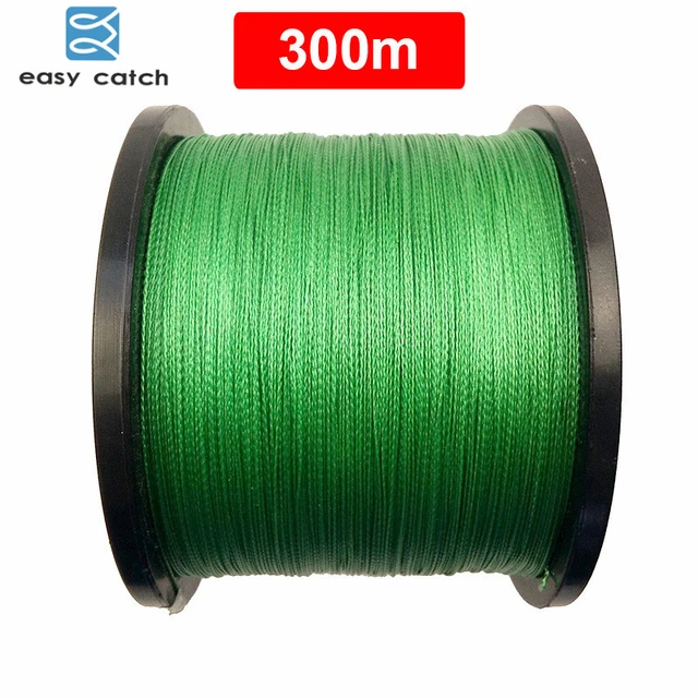 Easy Catch 300m 328 Yards PE Braided Fishing Line Green 4 Strands Braid  Multifilament Super Strong Fishing Lines 15LB-100LB - AliExpress