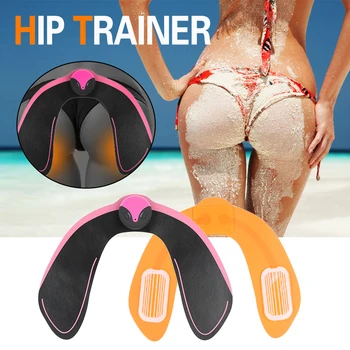 

2018 Smart Hips Muscle Trainer Sticker Fat Burning Body Sculpting Massager Stimulator Pad Fitness Hip Lift Hip Pad 3pcs Kit