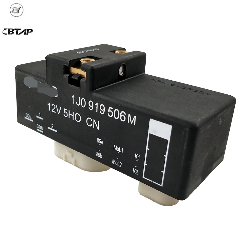

BTAP New Radiator Cooing Fan Relay Switch Fit For VW Rabbit Golf Polo Jetta Audi A3 Seat Ibiza Leon 1J0919506M 1J0 919 506 M