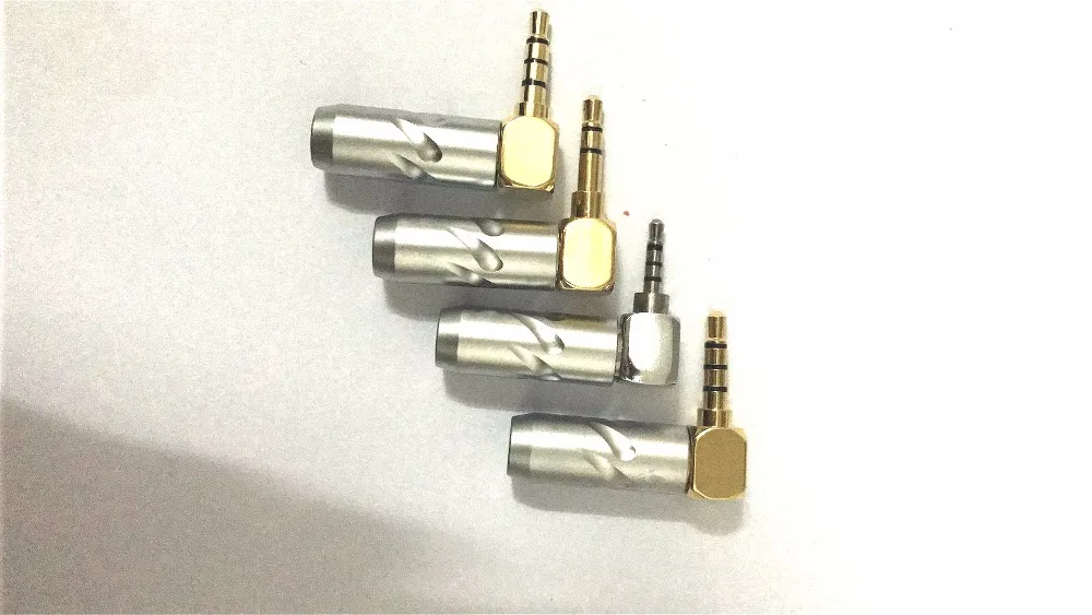 10pcs 3 5mm 2 5mm gold plated Plug DIY headphone adapter for FURUTECH Audio Connector