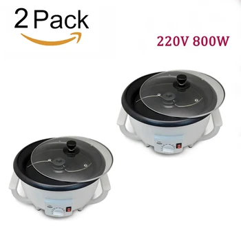 

2PCS High Quality 220V 800W Coffee Bean Roaster roasting machine Baking for Home small cafe Free DHL UPS Shipping