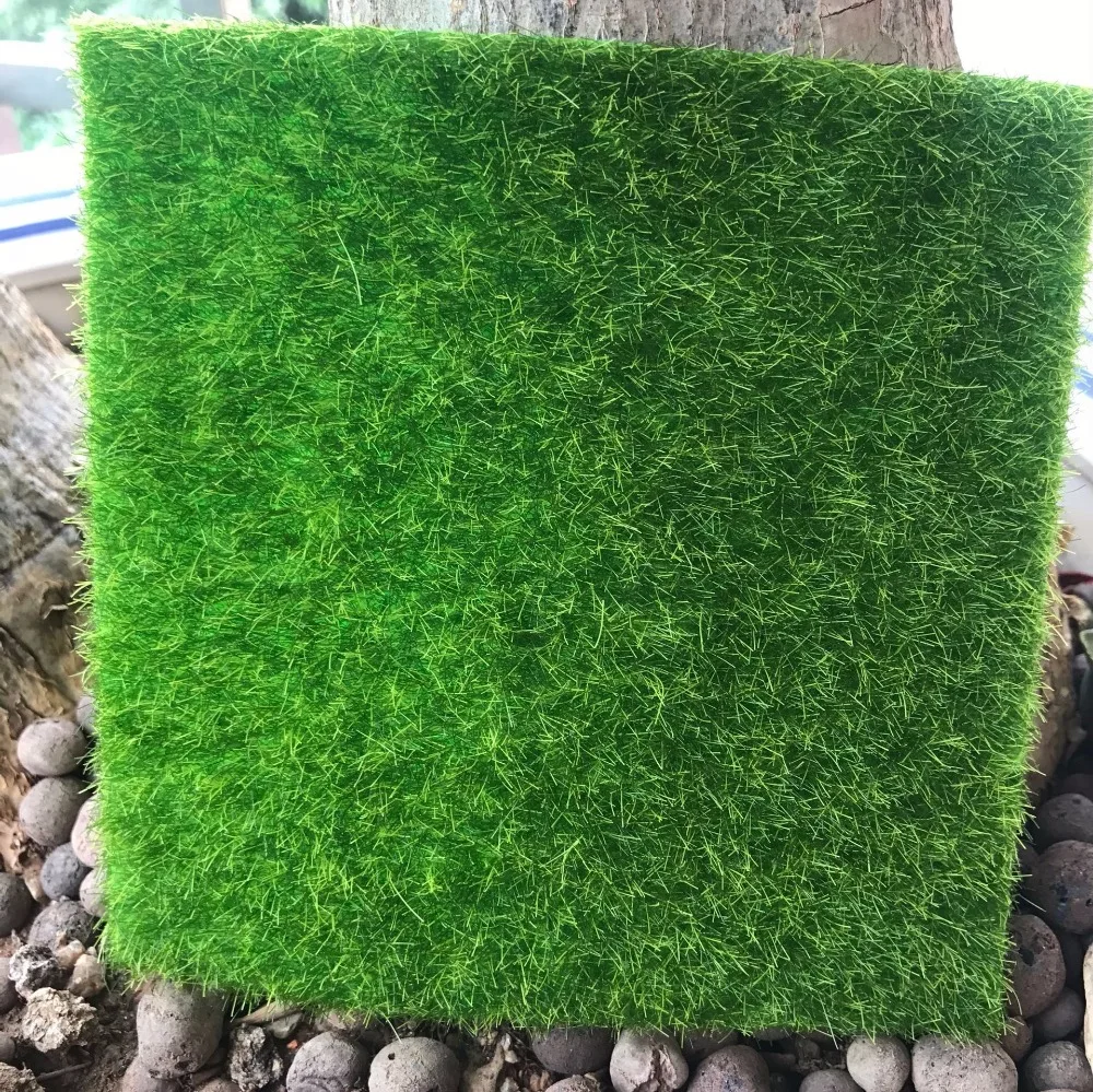 Микро ландшафтное Украшение DIY мини-Сказочный Сад имитация растений Искусственный Поддельный мох декоративный газон зеленая трава