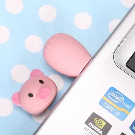 PenDrive Cartoon Cute Pink Pig Usb Flash Drive Pen Drive 4G/8G/16G/32G/64GB U Disk Animal Memory Stick Real Capacity Free Shppin