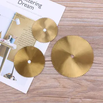 

Mini Circular TI-coated HSS Saw Blade Ultra-thin Rotary Cutter Tools Cutting Disc