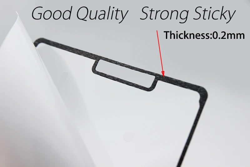 10 компл./лот Передняя ЖК рамка + задняя крышка водонепроницаемая клейкая наклейка