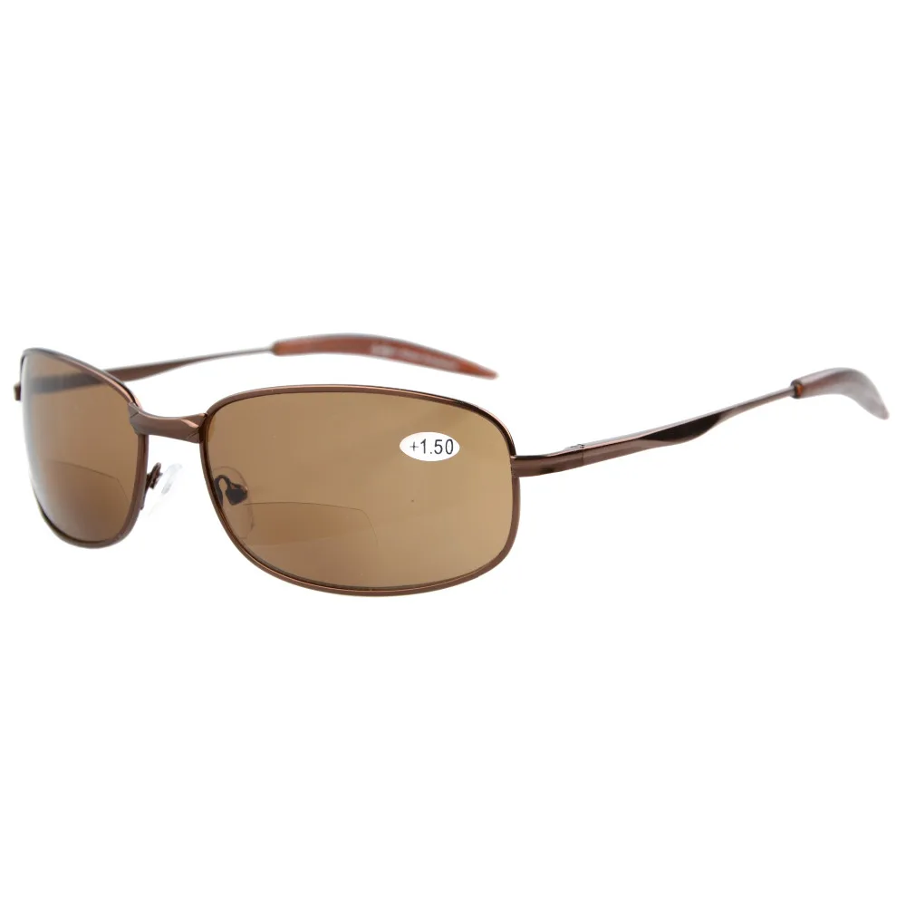 S15002 бифокальные Eyekepper металла Рамки открытый бифокальные Солнцезащитные очки для женщин+ 1.0/1.5/2.0/2.5/+ 3.0