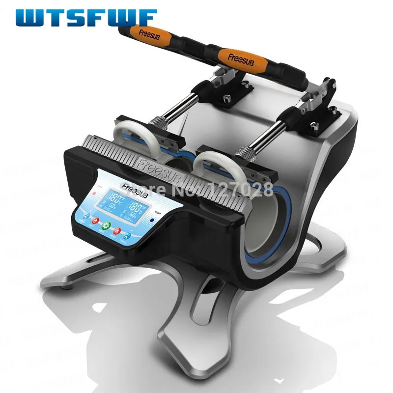 Kopen Wtsfwf ST 210 Dubbele station Thermische Mok Transfer Printer Machine Mok Warmte Pers Printer Digitale Mok Printer