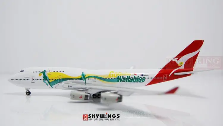

GJQFA1182 B747-400 Australian aviation VH-OJO GeminiJets kangaroo team commercial jetliners plane model hobby