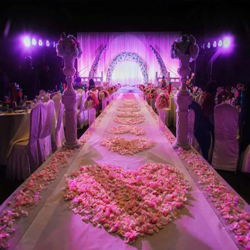 500 шт многоцветные искусственные лепестки роз для девочек Шелковый лепесток искусственный цветок для свадебной вечеринки украшение дома аксессуары