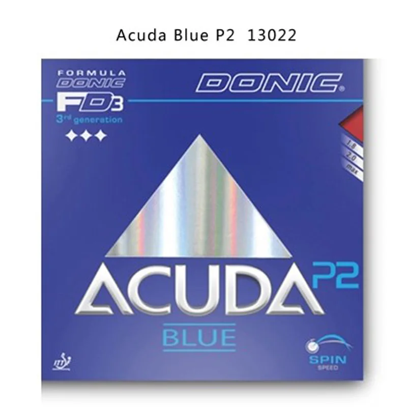 Подлинник бренда "Donic" Настольный теннис резины Donic Acuda синий P1 P2 P3 с бугорками синим губчатым материалом резины MAX