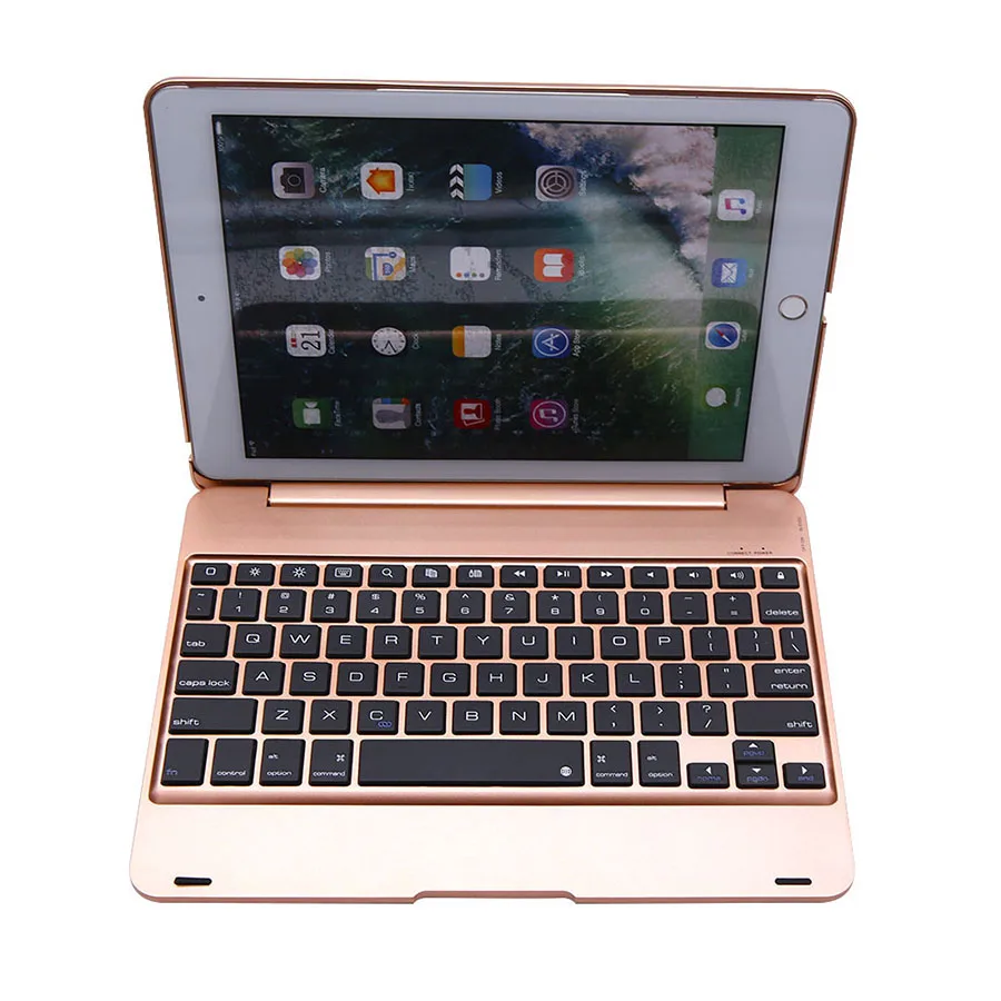 Bluetooth Keyboard Case for New iPad 9.7 inch 2017 2018 Air 2 Air 1 Pro 9.7 Tablet Protective Case Wireless Keypad Stand Cover (14)
